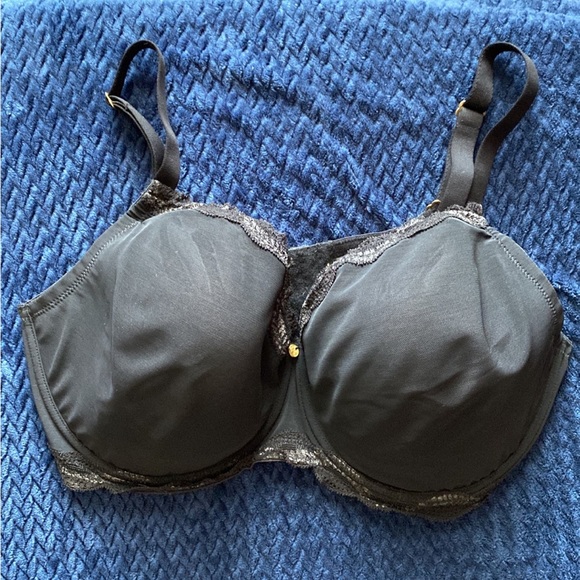 Natori Bra Black Lace Trim Bra size 40G - Picture 9 of 9